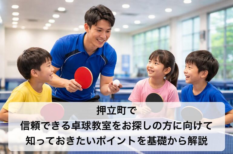 押立町で信頼できる卓球教室をお探しの方に向けて知っておきたいポイントを基礎から解説